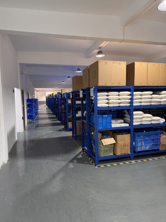 entrepôt de stockage de produits en Chine